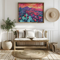 Desert Bloom, Magenta Mountains