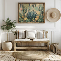 Rustic Cactus Garden Panels
