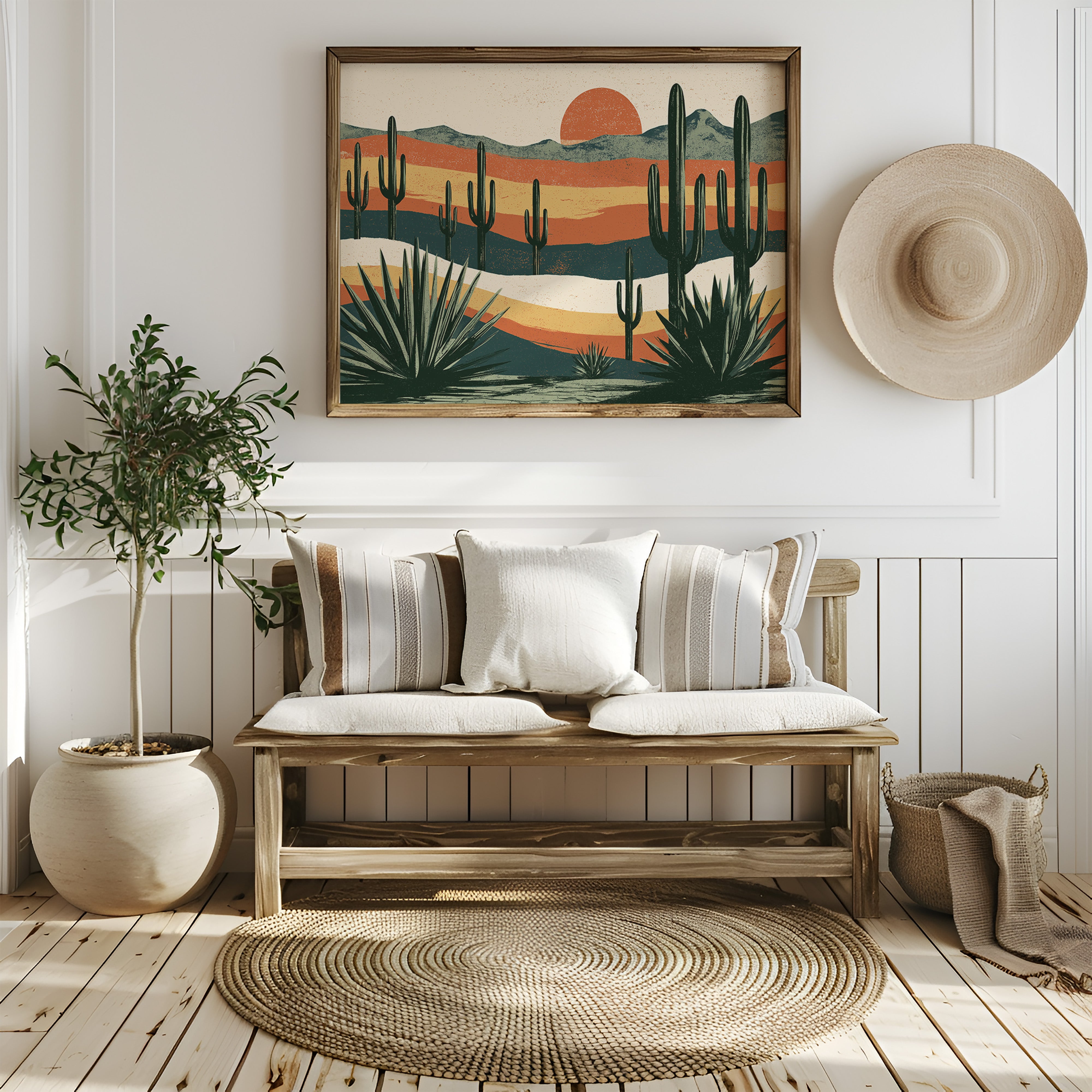 Striped Sunset Cactus Grove