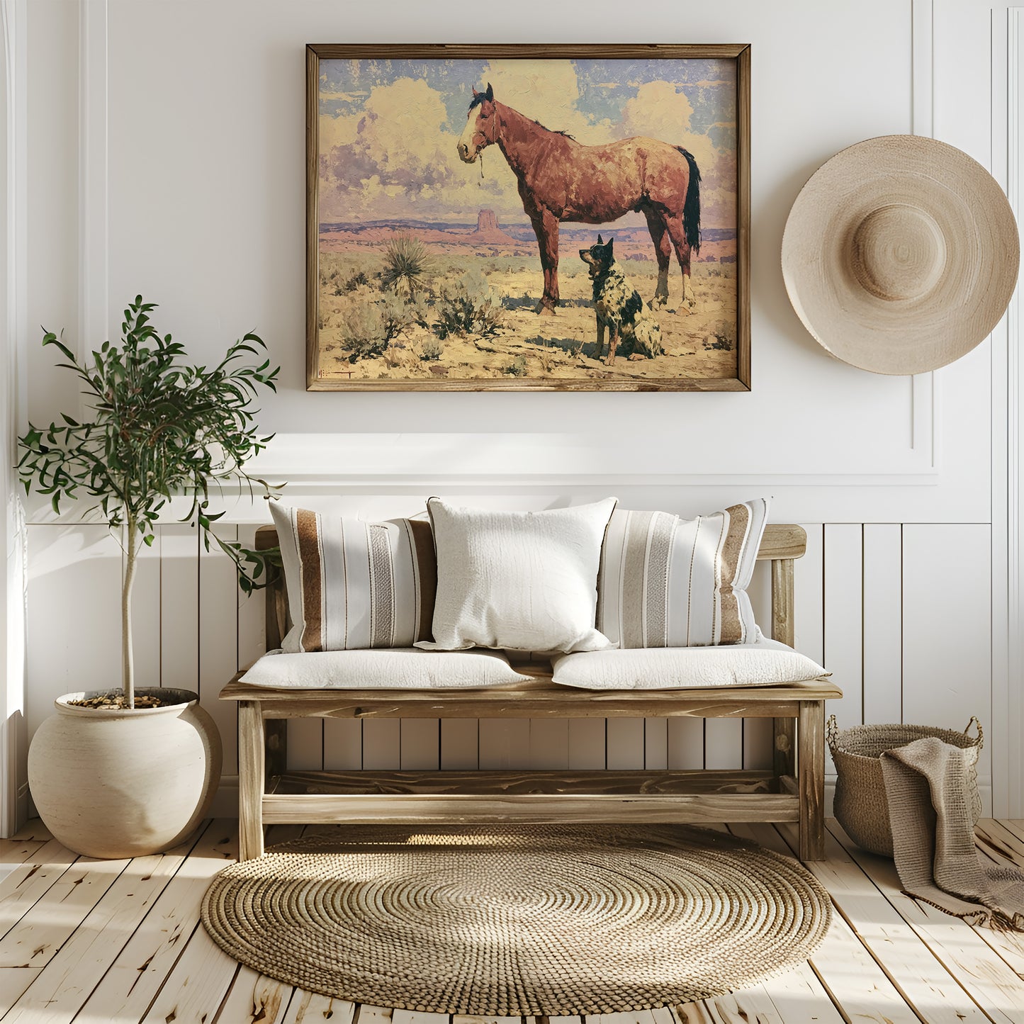 Desert Companions, Horse and Cattle Dog