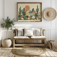 Desert Bloom at High Noon