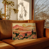 Desert Bloom at Golden Hour