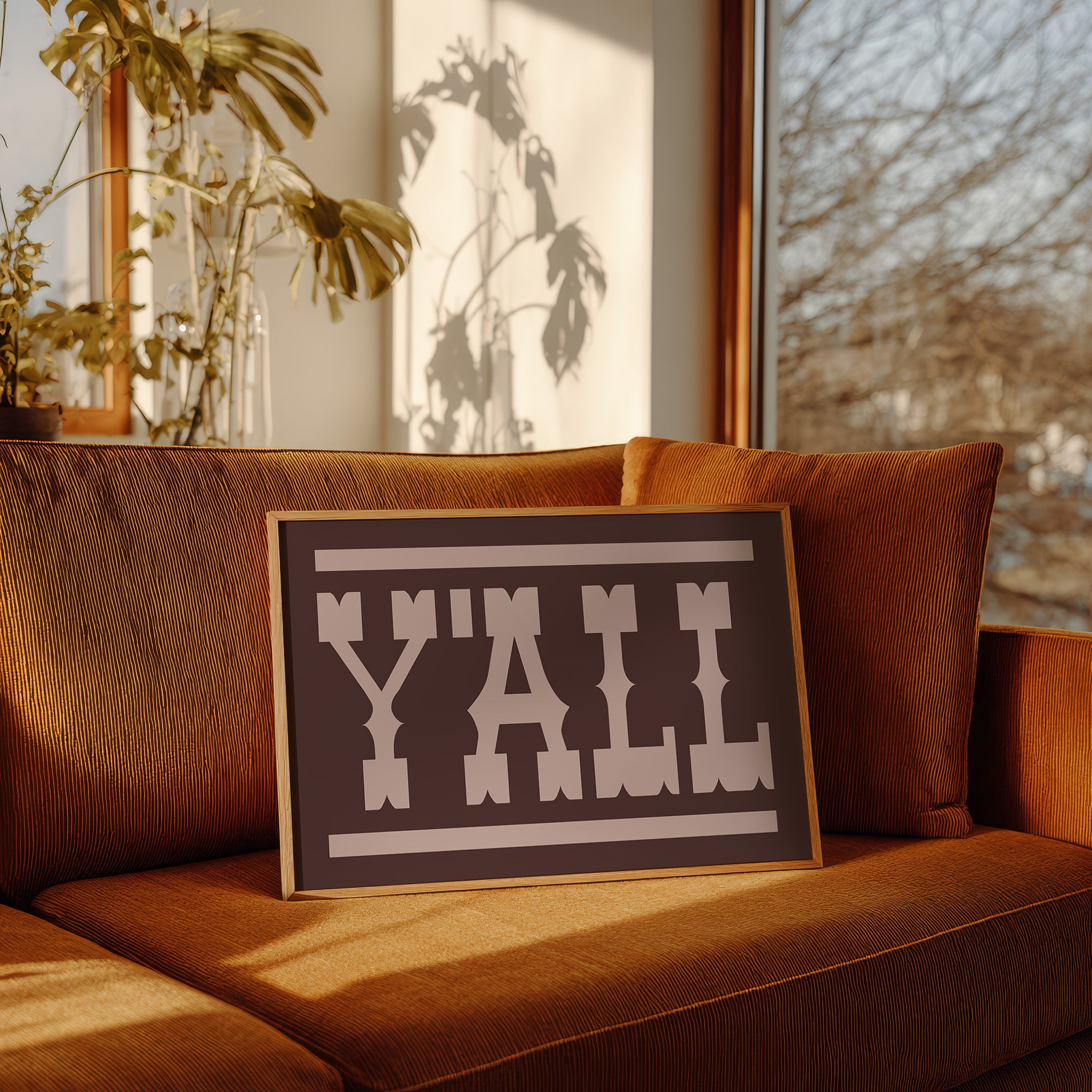 Y'all Western Type Print