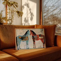 Two Horses, Painted Sides