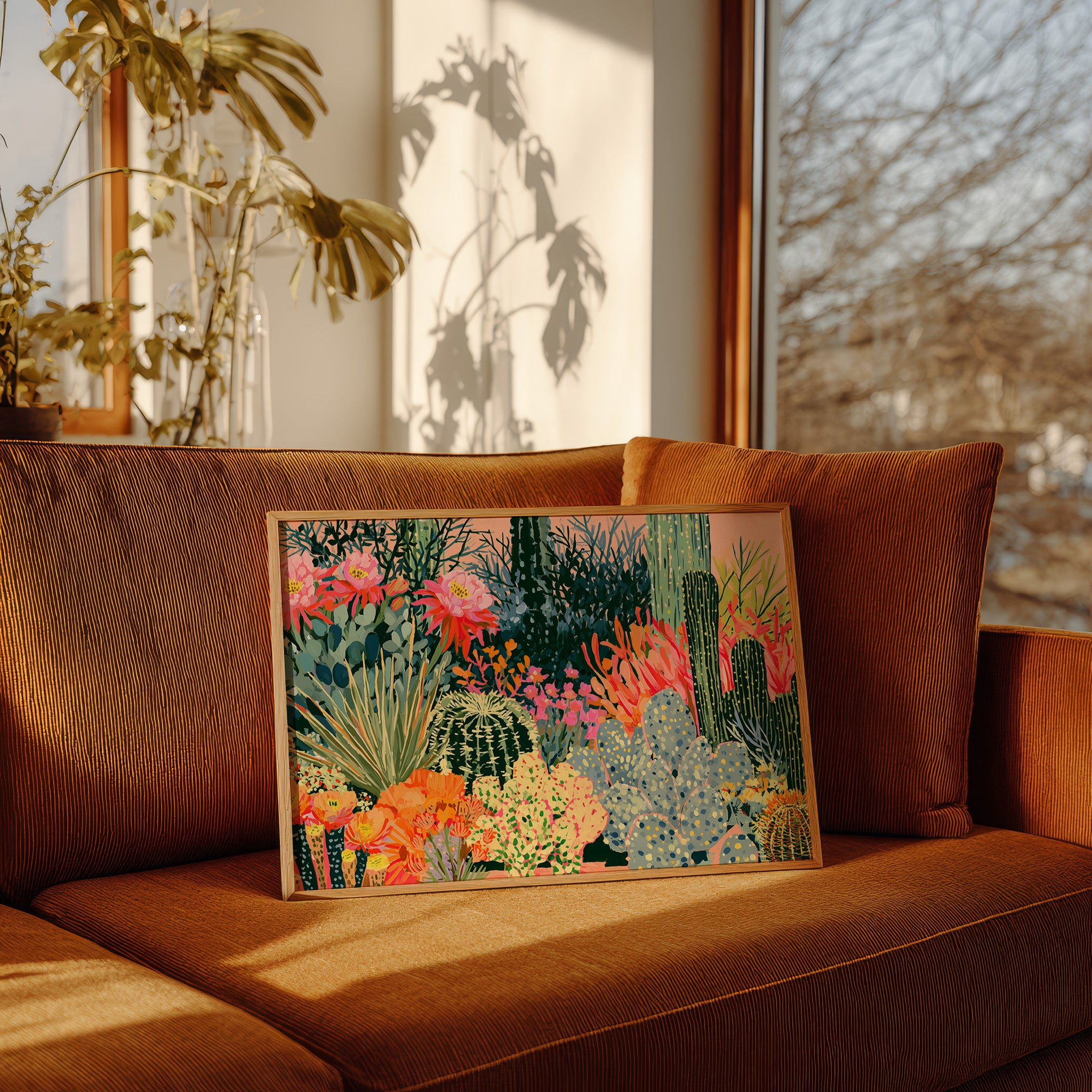 Blooming Cactus Garden