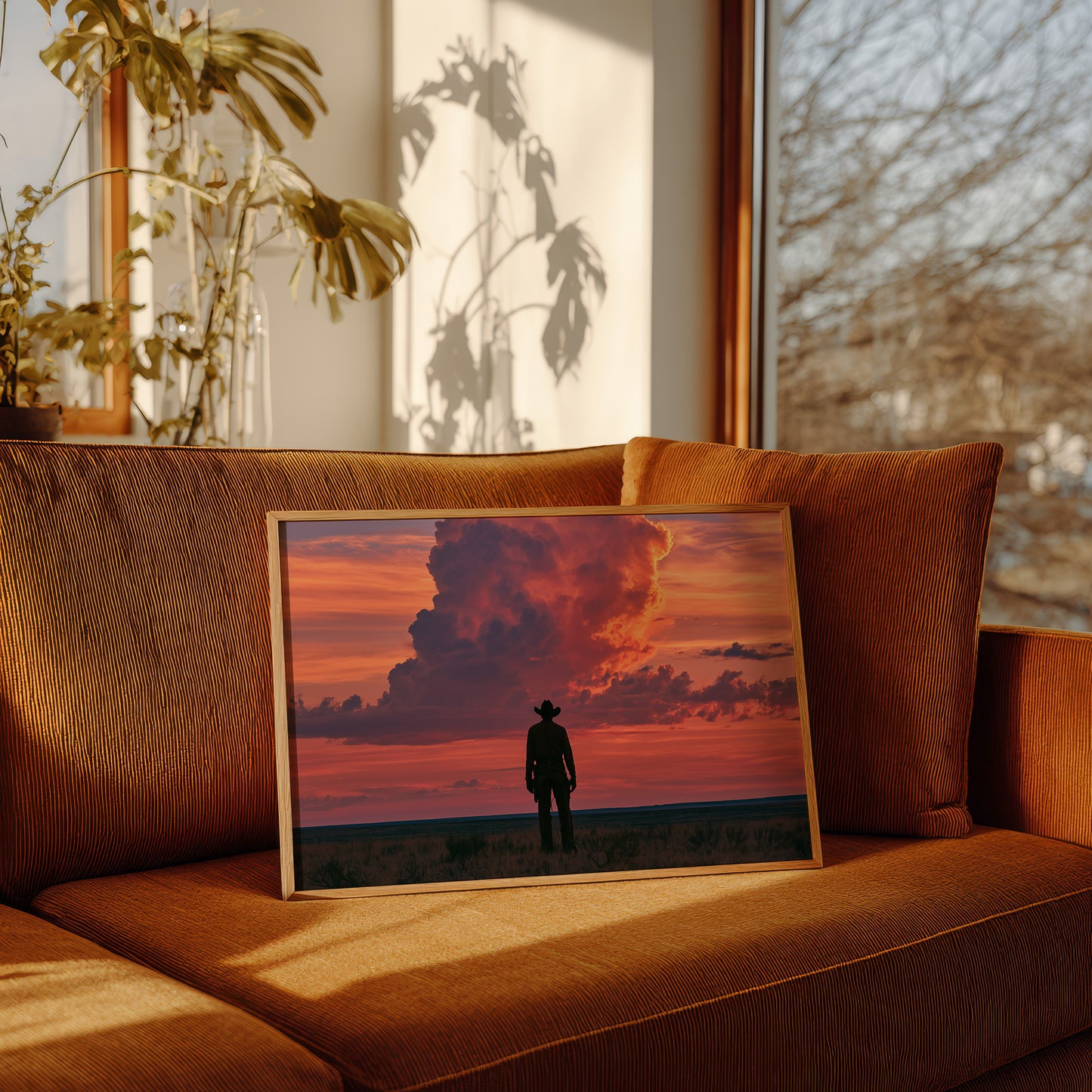 Cowboy at Dusk