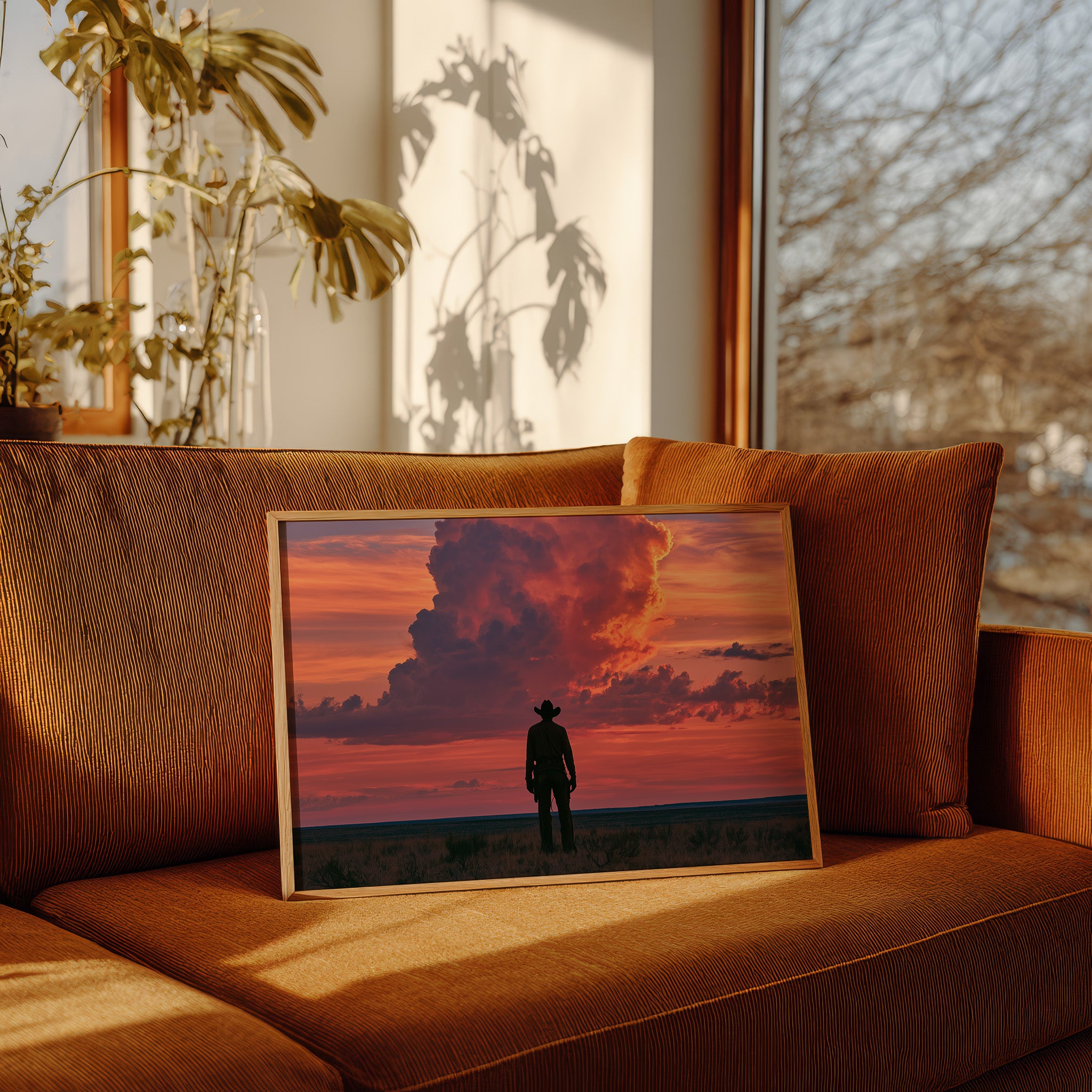 Cowboy at Dusk