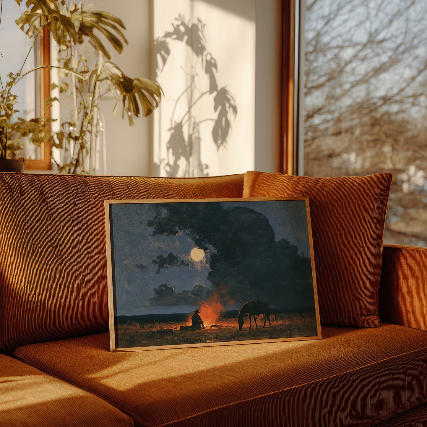 Fire, Horse, And A Restless Sky