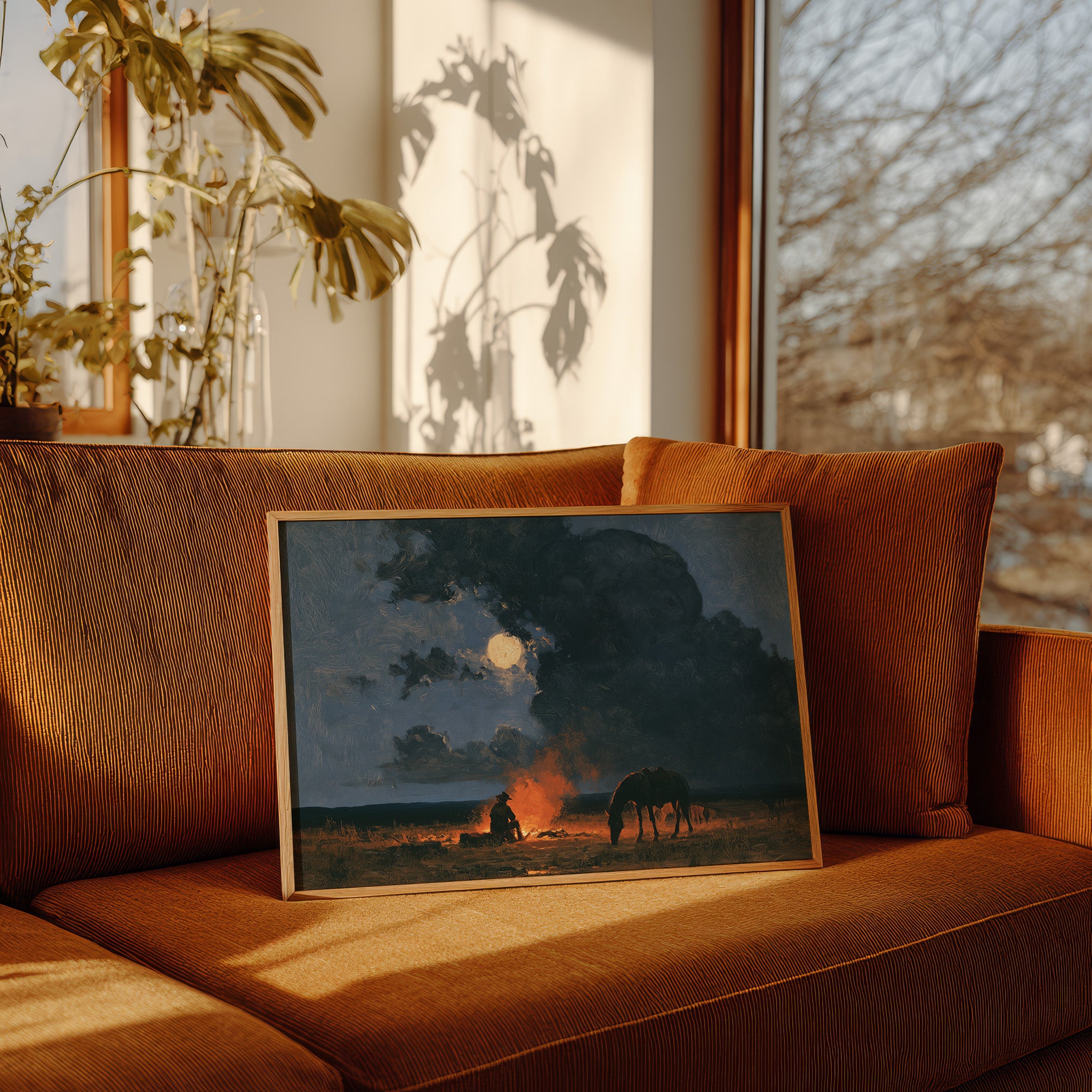 Fire, Horse, And A Restless Sky