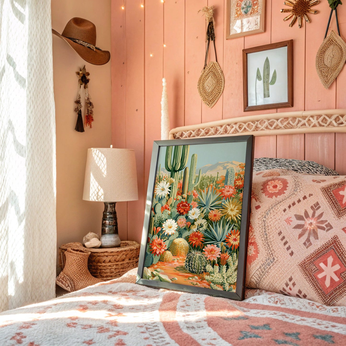 Desert Vista: Blooming Oasis