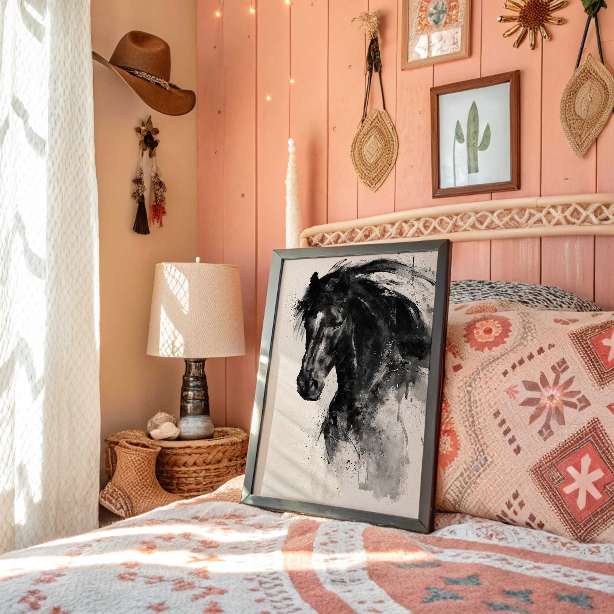 Unbridled Motion: Charcoal Stallion
