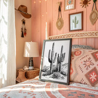 Twin Saguaro Sentinels