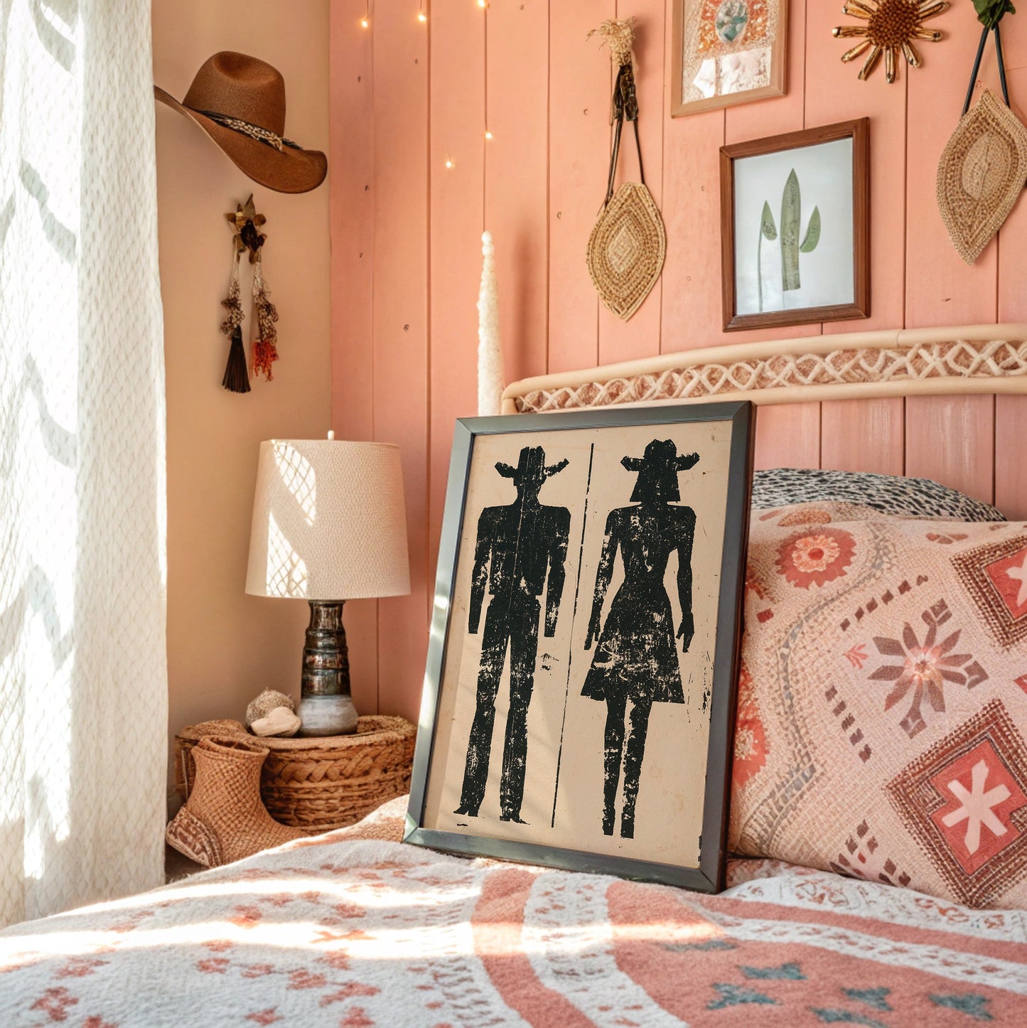 Cowboy and Cowgirl Silhouettes