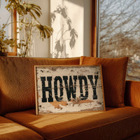 Howdy, Weathered Wood