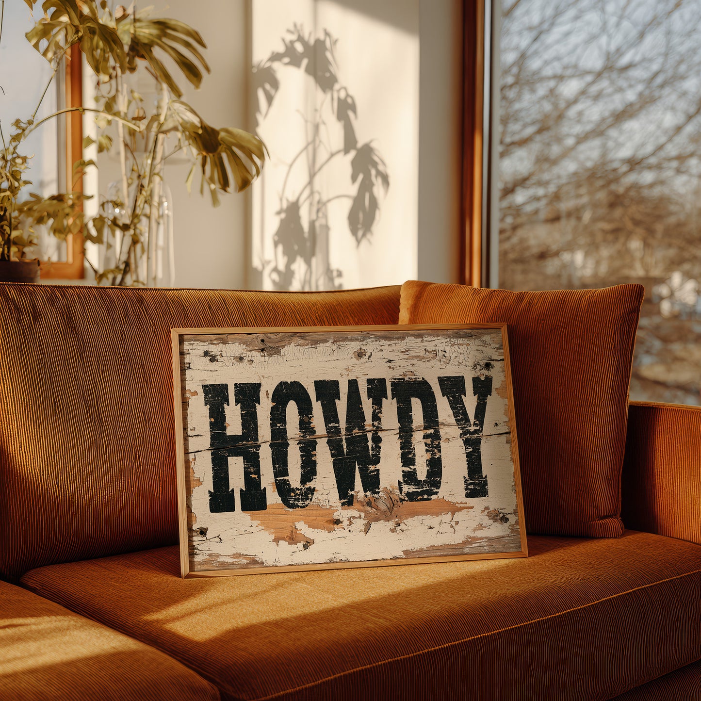 Howdy, Weathered Wood