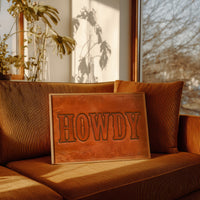 Howdy, Tooled In Leather
