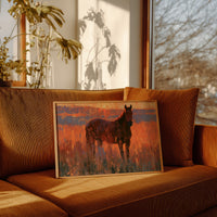 Horse Facing The Blaze