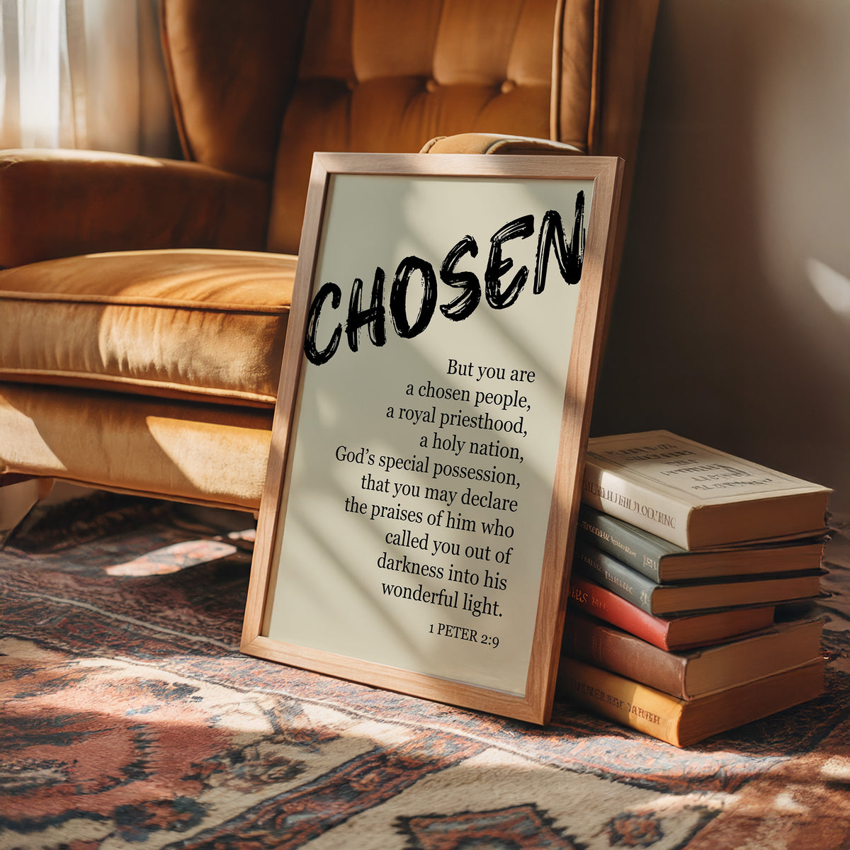 Chosen: Brushstroke Scripture Art