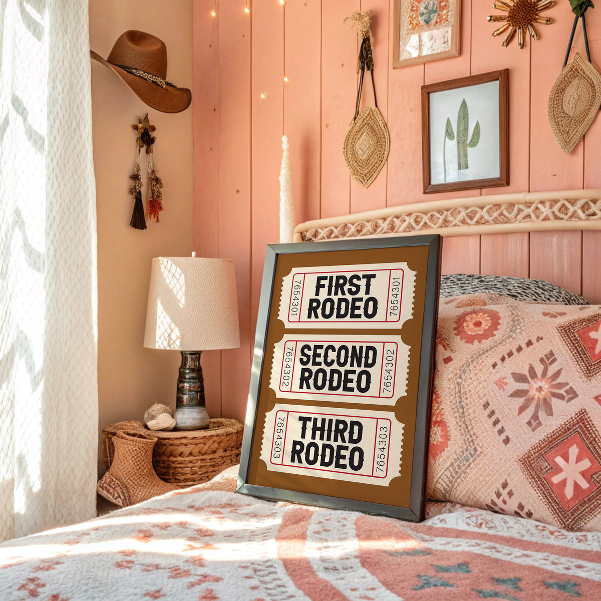 First, Second, Third Rodeo, Western Serif
