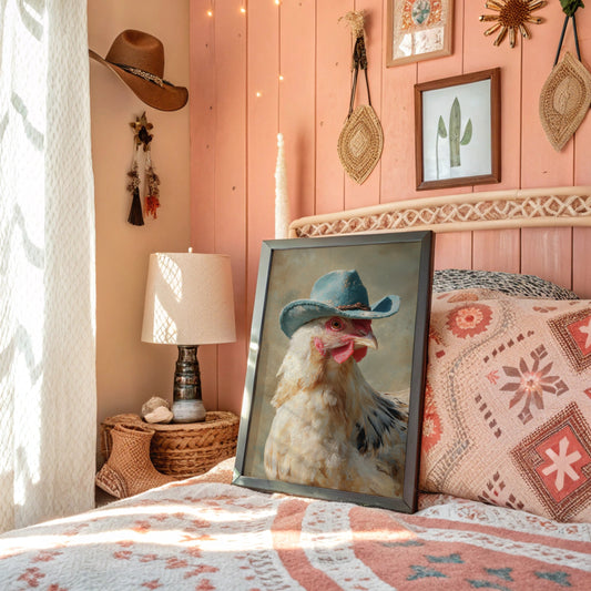 Blue Brim Barn Queen