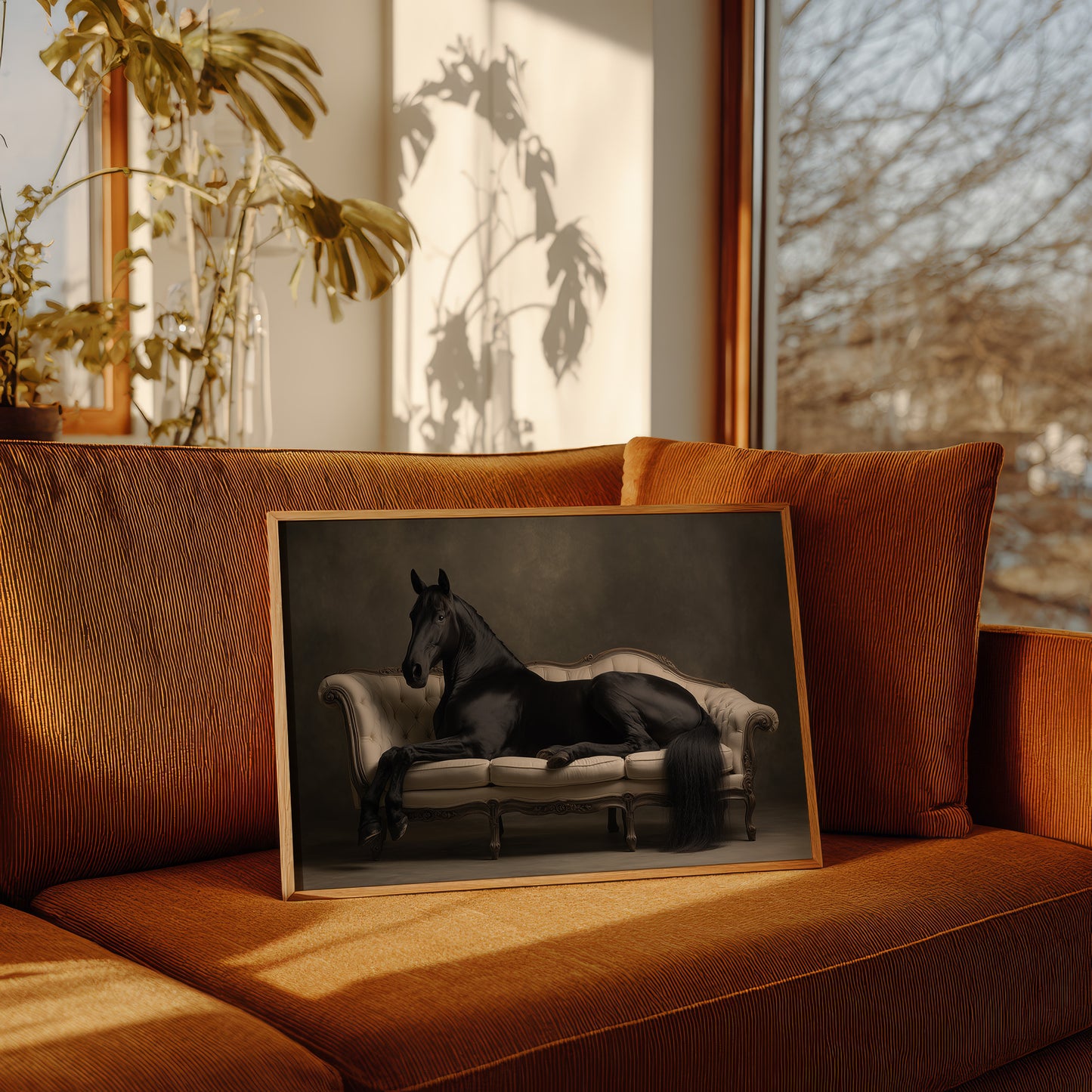 Midnight Elegance Reclined