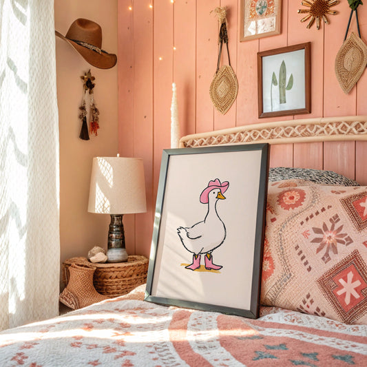 Pink Boots Prairie Goose