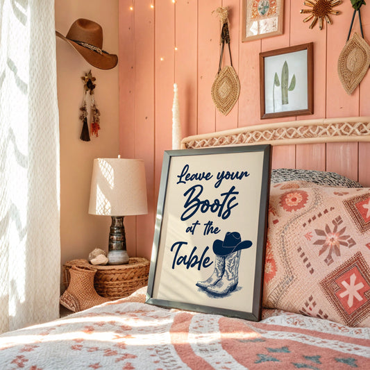 Leave Your Boots at the Table