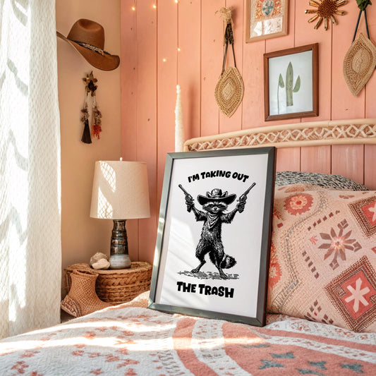 Im Taking Out the Trash Raccoon