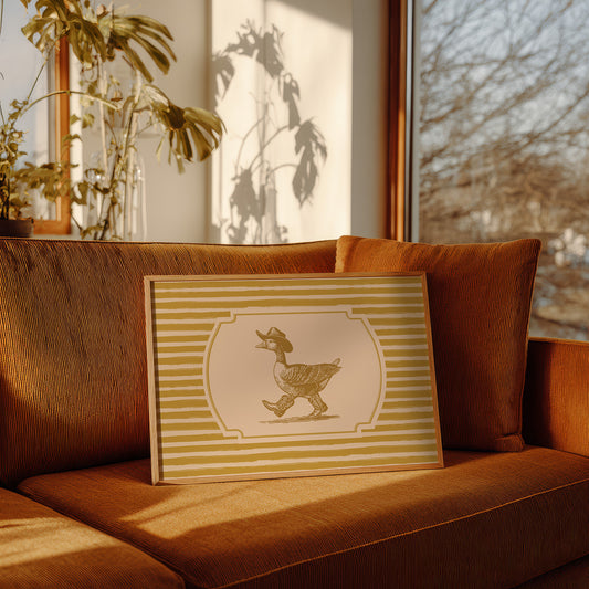 Cowboy Duck Western Wall Art