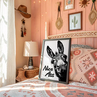 Nice Ass Donkey Humor Print