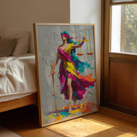 She Painted the Courthouse on Her Way In