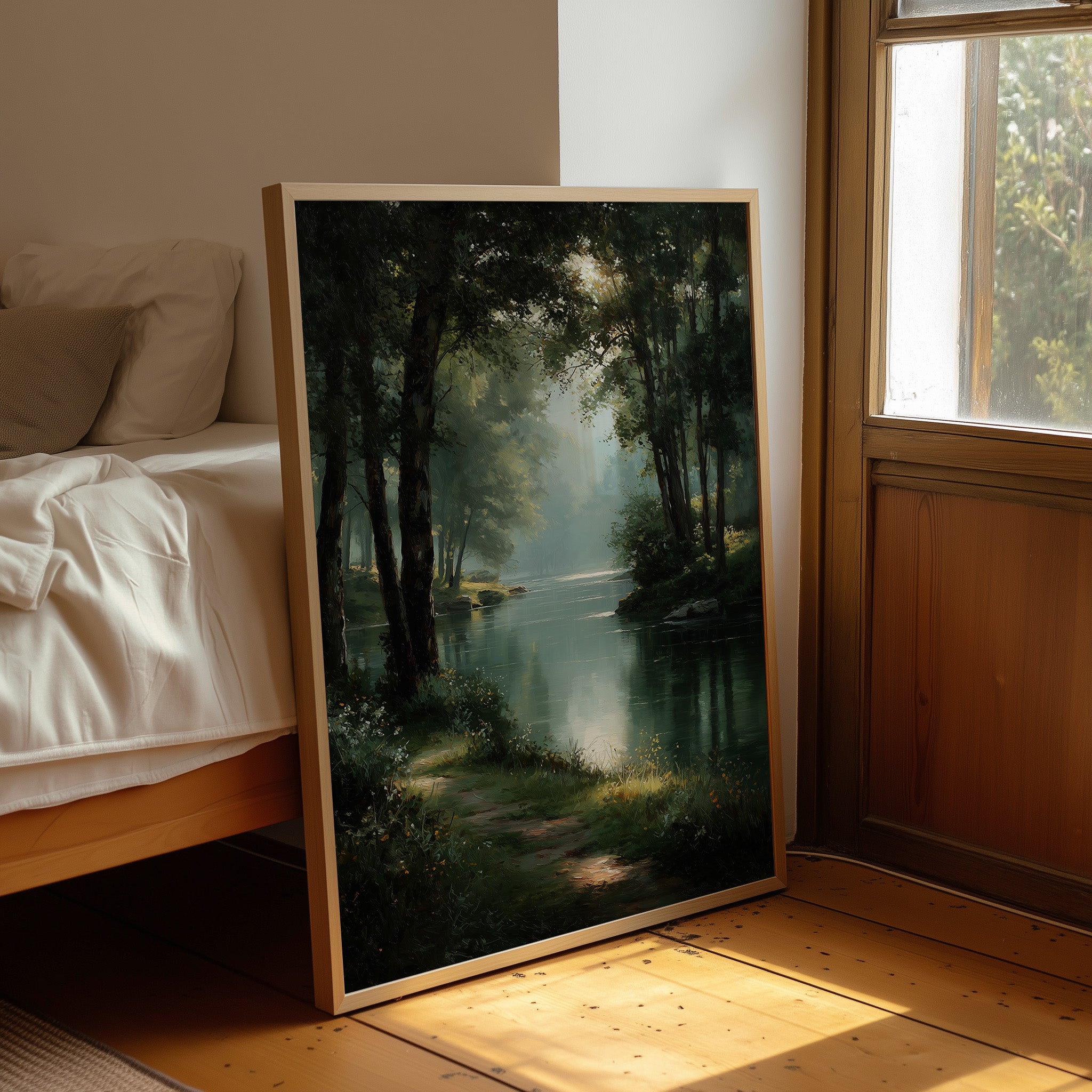 The River Held the Light for Hours
