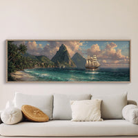 Sails Beneath Emerald Peaks