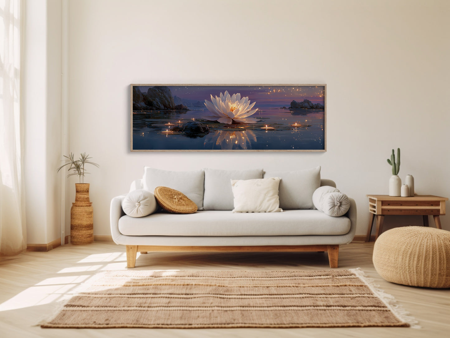 Lotus Light at Dusk