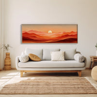 Sunset Waves of Amber Hills