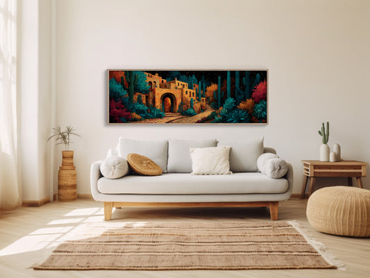 Desert Courtyard After Dusk