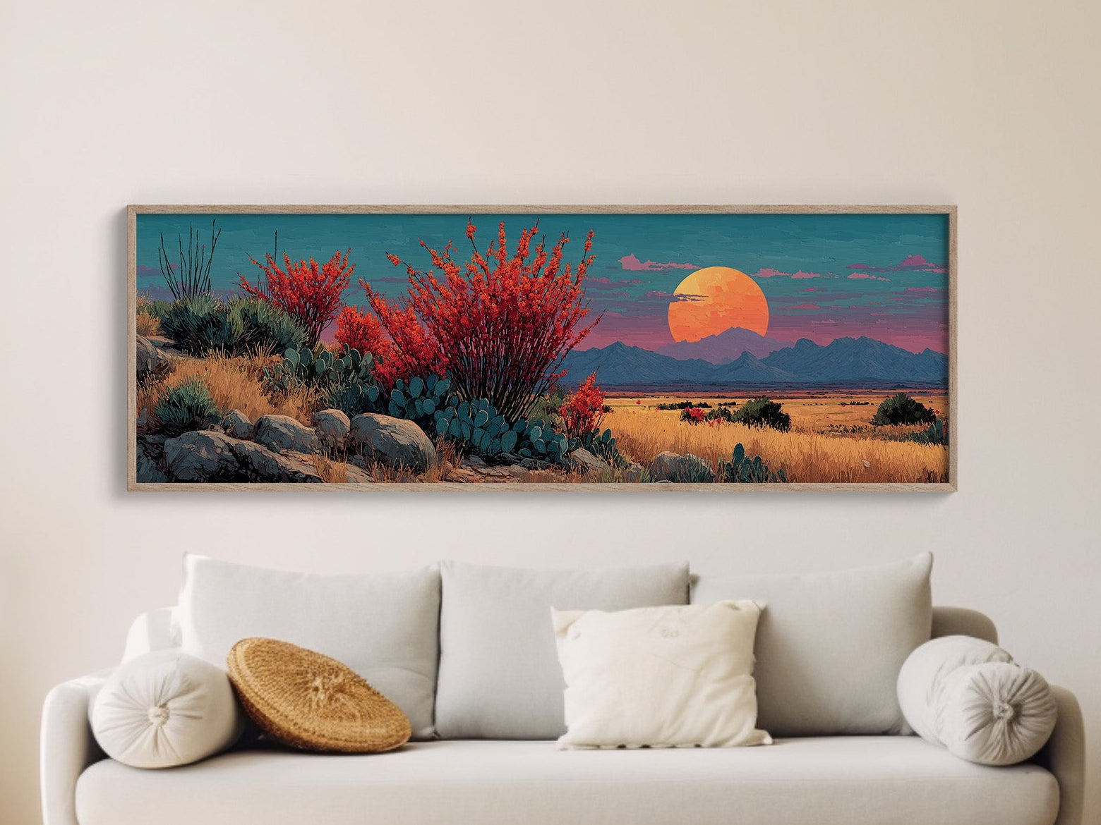 Desert Bloom at Sundown