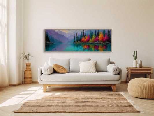 Color Along the Quiet Lake
