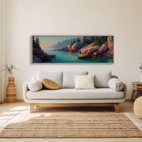 Rocky Coastal Serenity