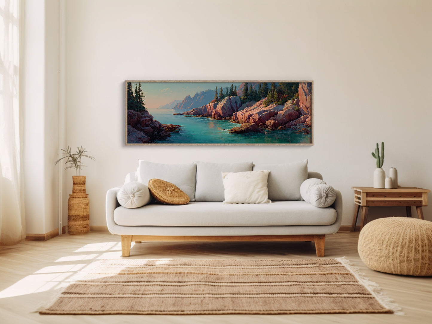 Rocky Coastal Serenity