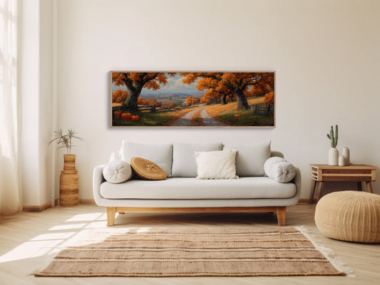 Autumn Harvest Country Road