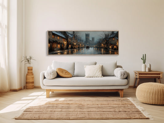 Snowfall Along Cathedral Street