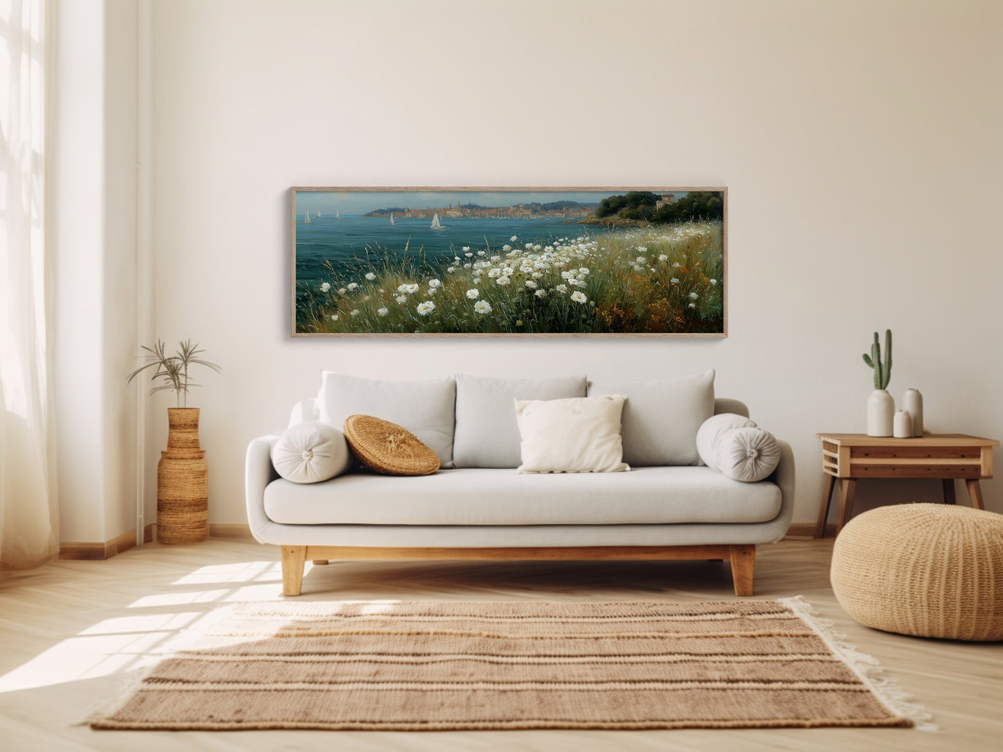 Wildflowers By The Quiet Coast