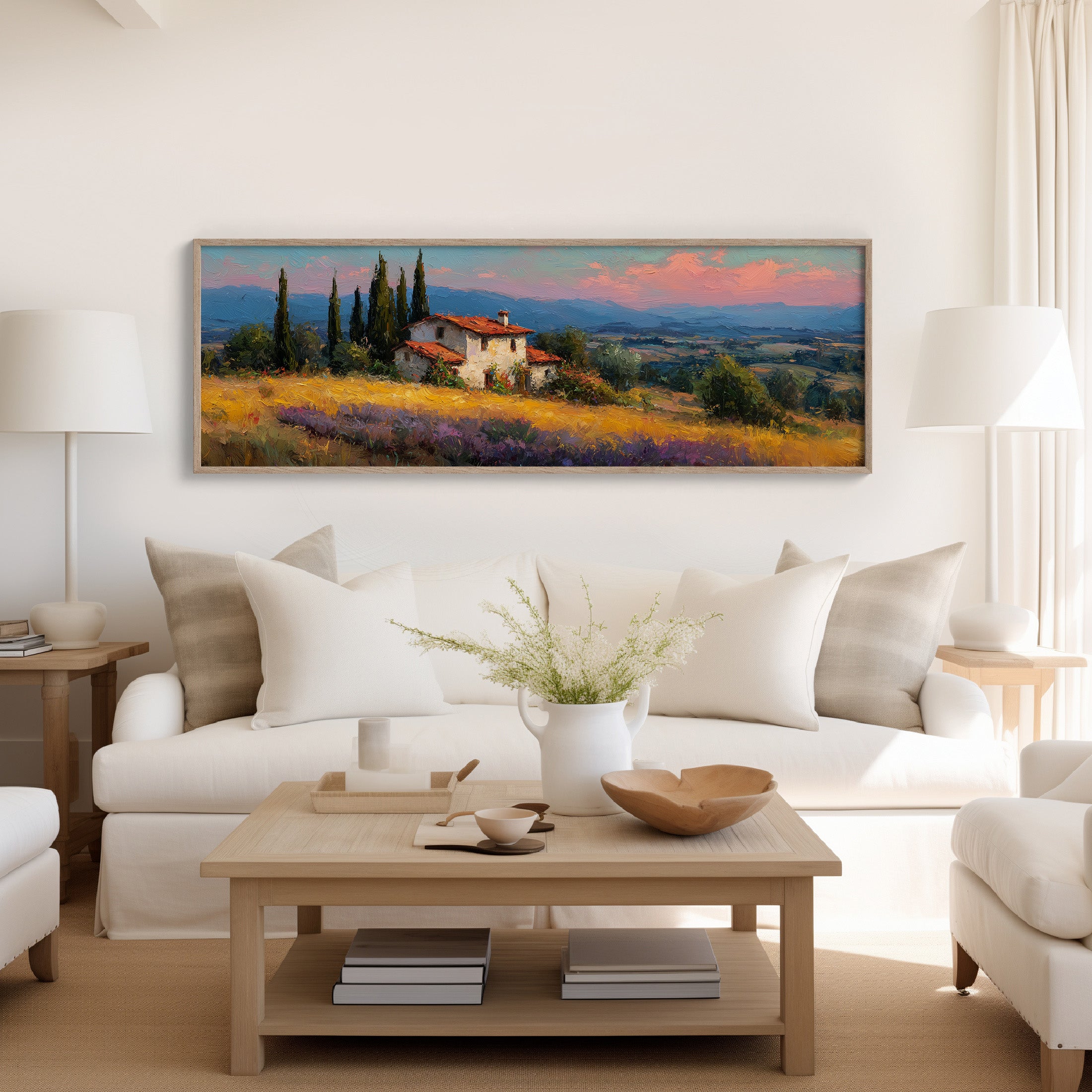 Tuscan Cottage In Golden Fields