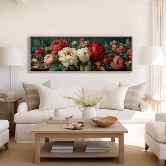 Elegant Peony Floral Still Life