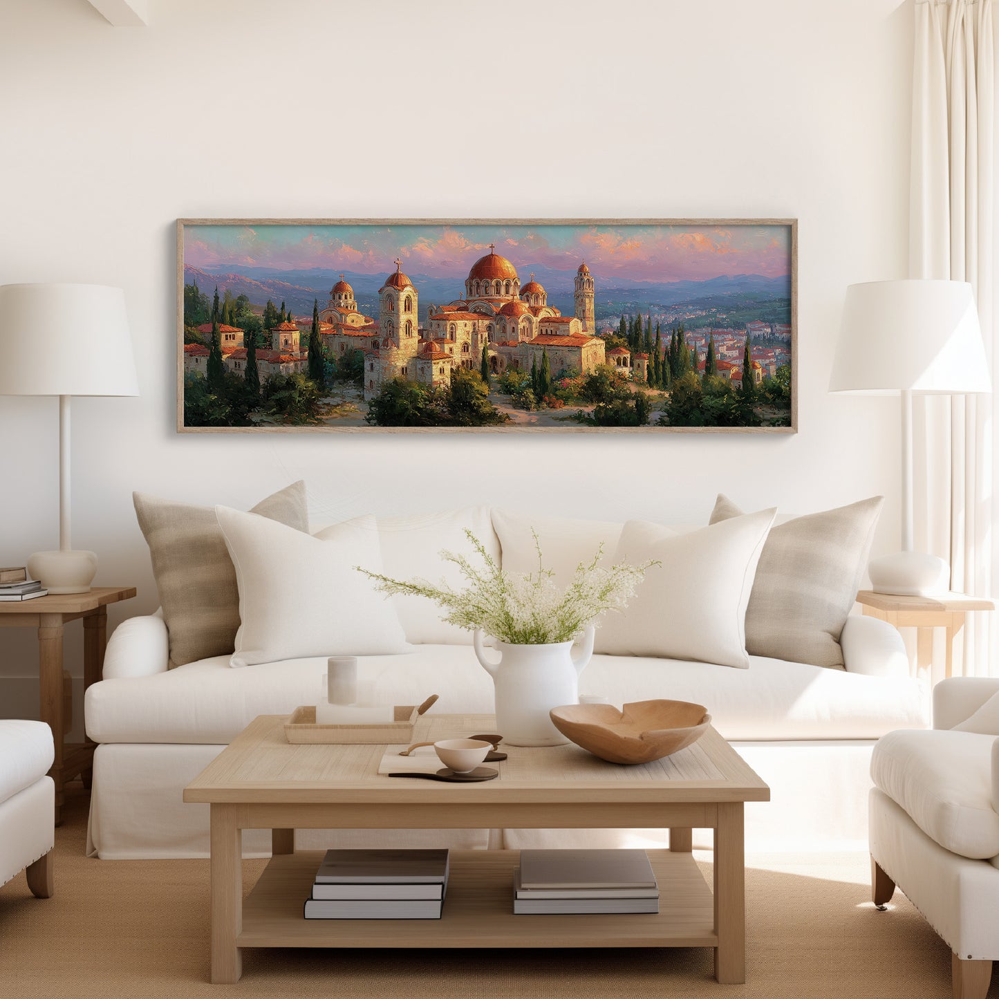 Golden Domes Above the Valley