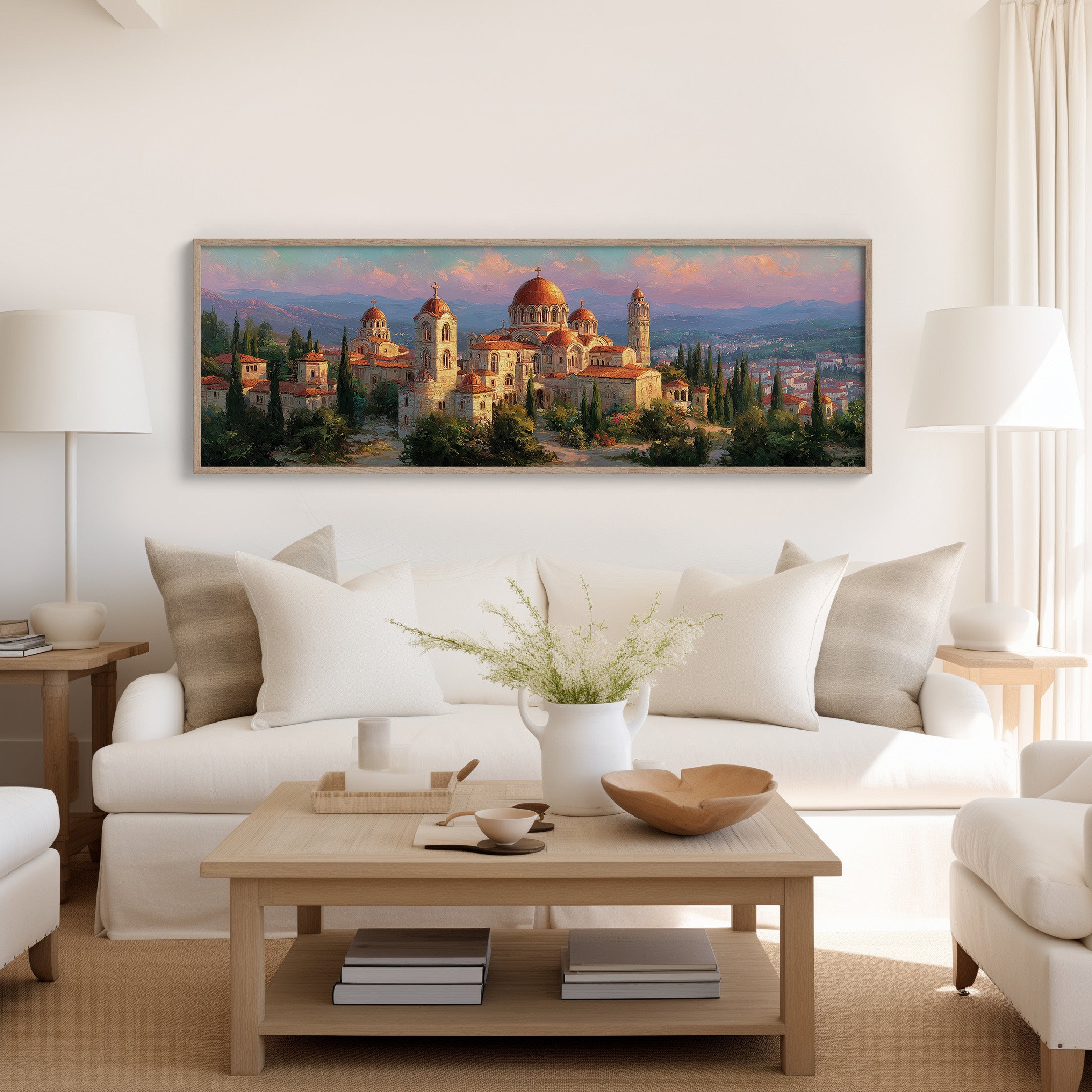 Golden Domes Above the Valley