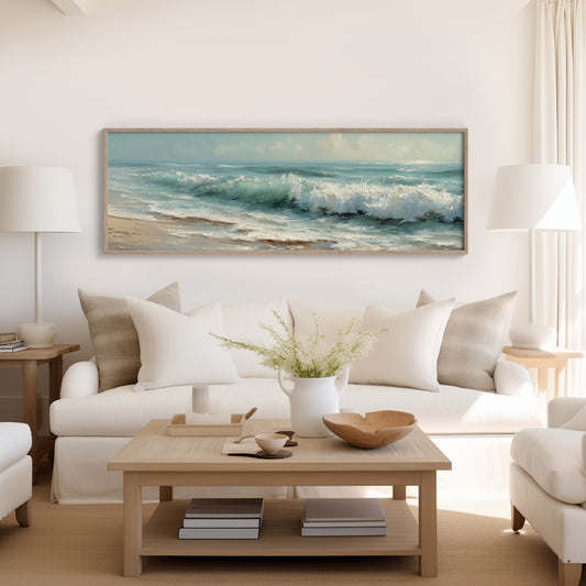 Rolling Waves on Quiet Shore