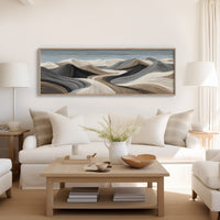 Flowing Sand Dune Abstract Landscape