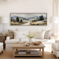 Soft Countryside Valley Landscape